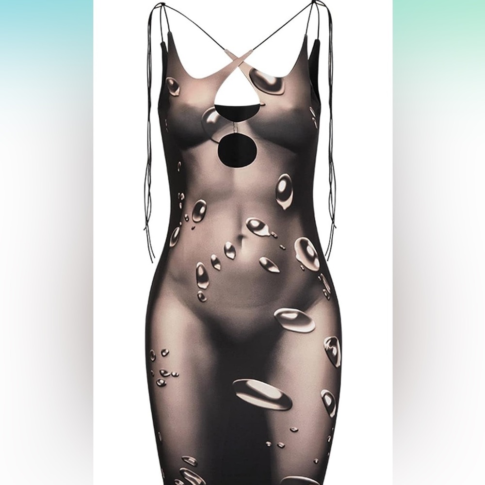 CAPE CLIQUE mini dress